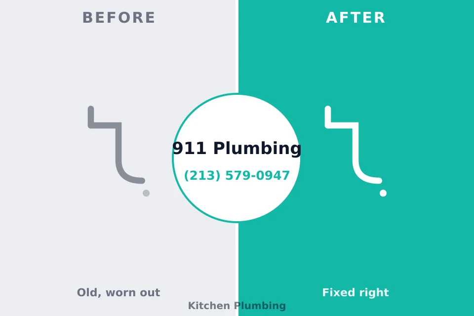 Before and after: plumbing repair University Center, VA